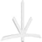 Ekena Millwork Alberta Architectural Grade PVC Gable Bracket, 72"W x 48"H x 2"D x 4"F, 16/12 Pitch GBP072X48X0204ALB00 - alternate 1